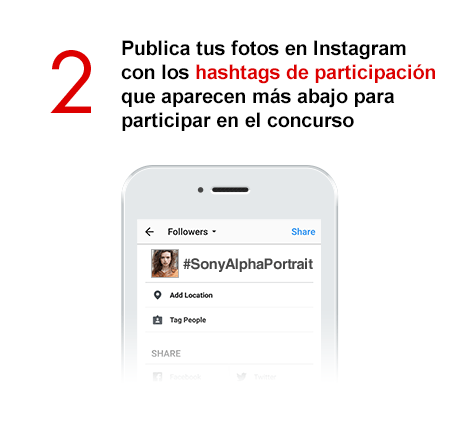 2)	Publica tus fotos en Instagram con los hashtags de participación que aparecen más abajo para participar en el concurso