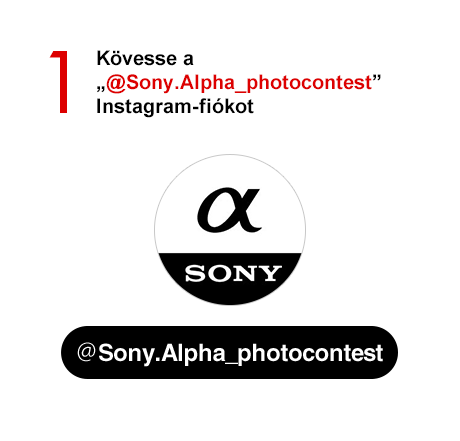 Step 1 Kövesse a „@Sony.Alpha_photocontest” Instagram-fiókot