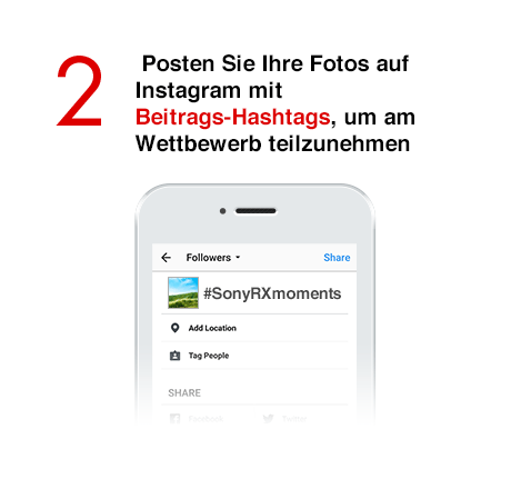 2. Posten Sie Ihre Fotos auf Instagram mit Beitrags-Hashtags, um am Wettbewerb teilzunehmen
