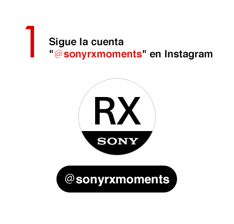 1. Sigue la cuenta "＠sonyrxmoments" en Instagram