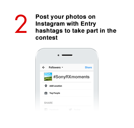 Step 2 Post your photos on Instagram with Entry hashtags to take part in the contest