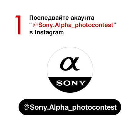 1) Последвайте акаунта "@Sony.Alpha_photocontest" в Instagram