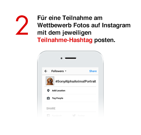 2) Für eine Teilnahme am Wettbewerb Fotos auf Instagram mit dem jeweiligen Teilnahme-Hashtag posten.