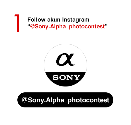 1) Follow akun Instagram “@Sony.Alpha_photocontest”
