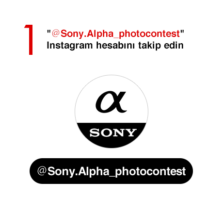 1) "@Sony.Alpha_photocontest" Instagram hesabını takip edin