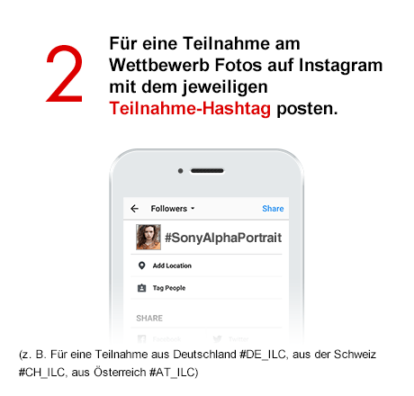 Für eine Teilnahme am Wettbewerb Fotos auf Instagram mit dem jeweiligen Teilnahme-Hashtag posten.