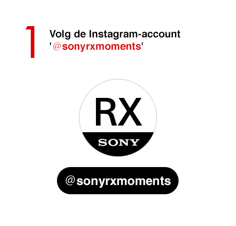 1. Volg de Instagram-account '＠sonyrxmoments'